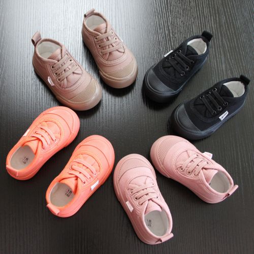 Baskets enfants en toile LBXX pour hiver - semelle caoutchouc antidérapant Ref 1008036