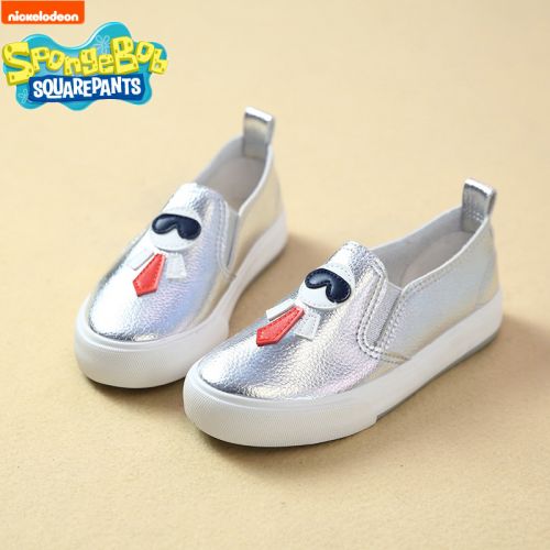 Baskets enfants SPONGEBOB SQUAREPANTS pour printemps - semelle caoutchouc Ref 1008443