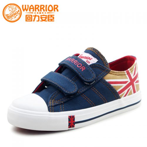 Baskets enfants en toile WARRIOR pour Toute saison - semelle caoutchouc Ref 1008512