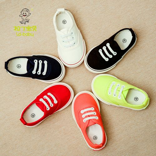 Baskets enfants en toile LADINBABY pour printemps - semelle caoutchouc Ref 1008581