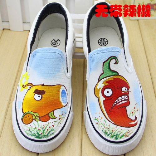 Baskets enfants en toile brodé pour été - Ref 1008662