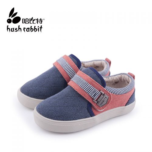 Baskets enfants en toile HUSH RABBIT pour printemps - semelle caoutchouc Ref 1008702