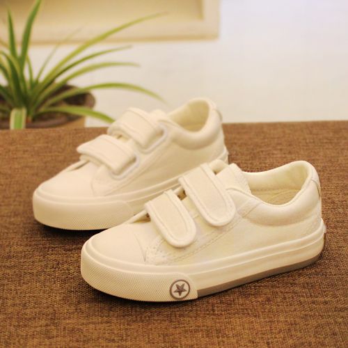 Baskets enfants en toile pour printemps - semelle caoutchouc Ref 1008799