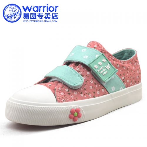 Baskets enfants en toile WARRIOR brodé pour Toute saison - semelle caoutchouc Ref 1009154