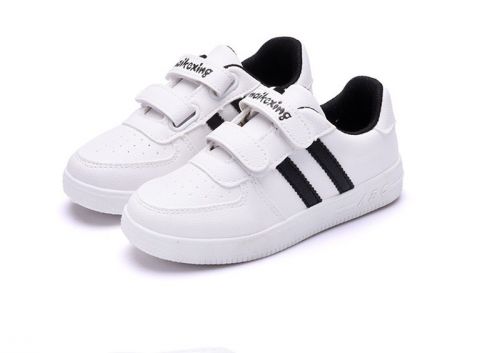 Baskets enfants en similicuir pour printemps - semelle caoutchouc naturel Ref 1009400