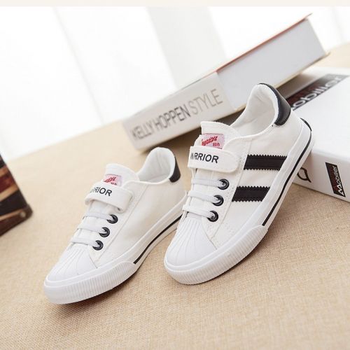 Baskets enfants en toile pour printemps - semelle caoutchouc naturel Ref 1009441