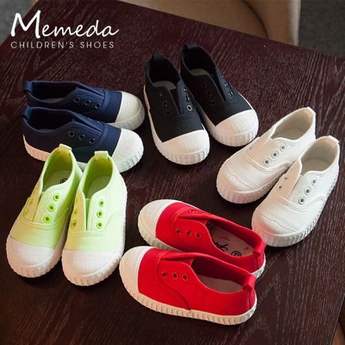 Baskets enfants en toile pour printemps - semelle caoutchouc Ref 1009734