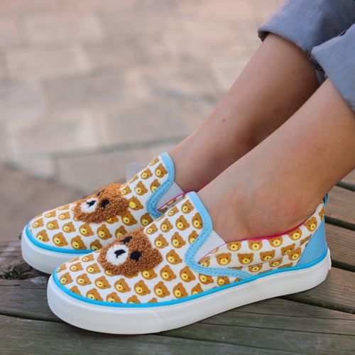 Baskets enfants en toile WARRIOR pour printemps - semelle caoutchouc Ref 1009776