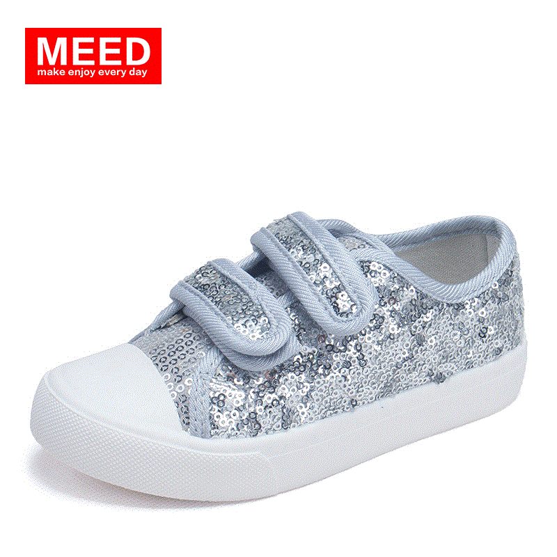 Baskets enfants paillette pour printemps - semelle plastique Ref 1009890