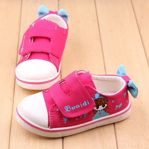 Baskets enfants en toile pour printemps - Ref 1010010
