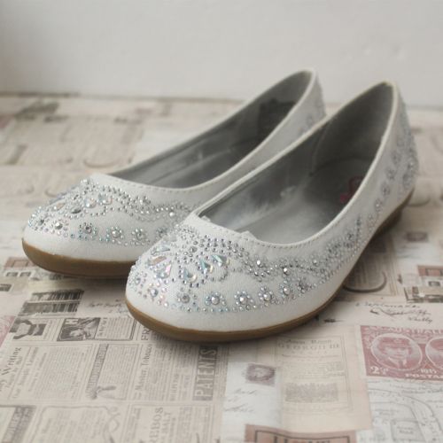 Baskets enfants en toile avec perles pour été - Ref 1010725