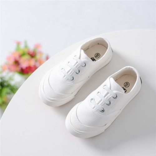 Baskets enfants en toile pour printemps - semelle caoutchouc Ref 1010885