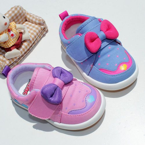 Baskets enfants en toile pour printemps - semelle caoutchouc Ref 1010962