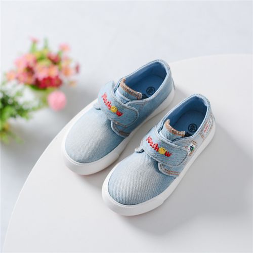 Baskets enfants en toile CORITE pour printemps - semelle caoutchouc Ref 1010982