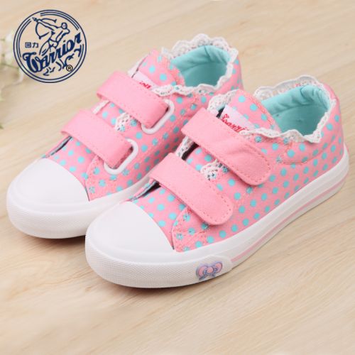 Baskets enfants en toile WARRIOR pour printemps - semelle caoutchouc Ref 1011015