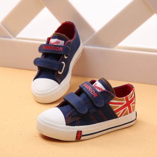 Baskets enfants en toile WARRIOR pour printemps - semelle caoutchouc Ref 1011466