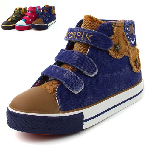 Baskets enfants en toile pour hiver - semelle caoutchouc Ref 1011535
