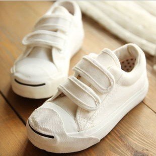 Baskets enfants en toile pour printemps - semelle caoutchouc Ref 1011757