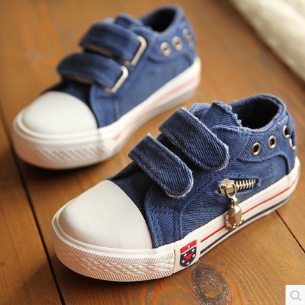 Baskets enfants en toile métal pour printemps - semelle caoutchouc Ref 1011758