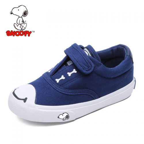 Baskets enfants en toile SNOOPY pour printemps - semelle vulcanisation Ref 1011802