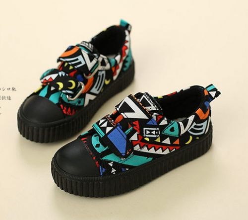 Baskets enfants pour printemps - semelle caoutchouc antidérapant Ref 1012906