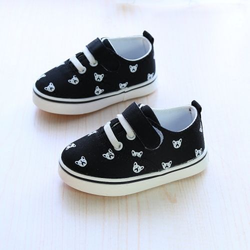 Baskets enfants en toile pour printemps - semelle caoutchouc Ref 1013250