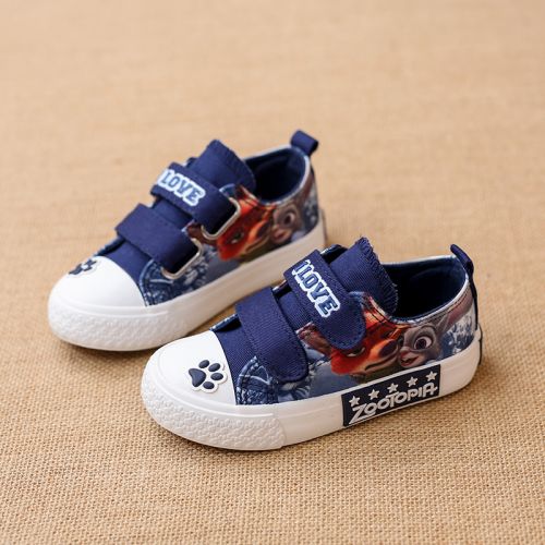 Baskets enfants en toile AIBICI pour printemps - semelle caoutchouc naturel Ref 1013412