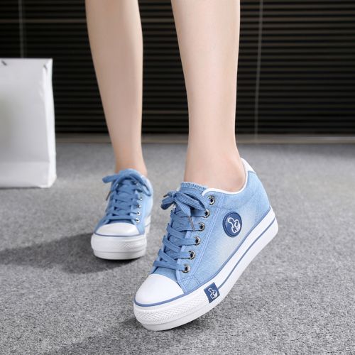 Baskets enfants en toile pour printemps - semelle caoutchouc Ref 1013436