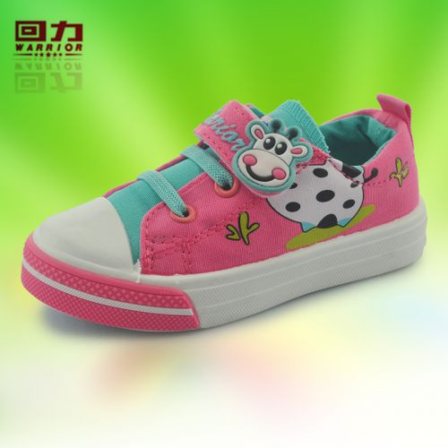 Baskets enfants en toile WARRIOR pour Toute saison - semelle plastique Ref 1013540