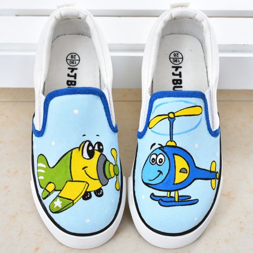 Baskets enfants en toile pour printemps - Ref 1013590