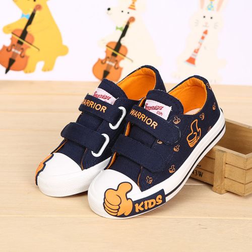 Baskets enfants en toile WARRIOR pour printemps - semelle caoutchouc Ref 1013698