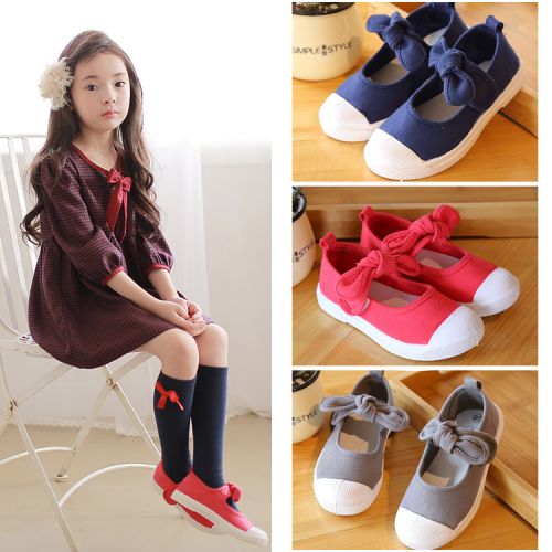 Baskets enfants en toile pour Toute saison - semelle caoutchouc naturel Ref 1014485