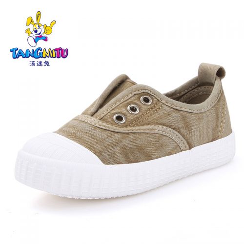 Baskets enfants en toile pour Toute saison - semelle caoutchouc antidérapant Ref 1014986