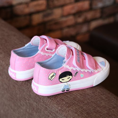 Baskets enfants en toile WARRIOR pour printemps - semelle caoutchouc naturel Ref 1015613