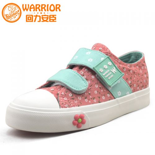 Baskets enfants en toile WARRIOR brodé pour Toute saison - semelle caoutchouc Ref 1015814