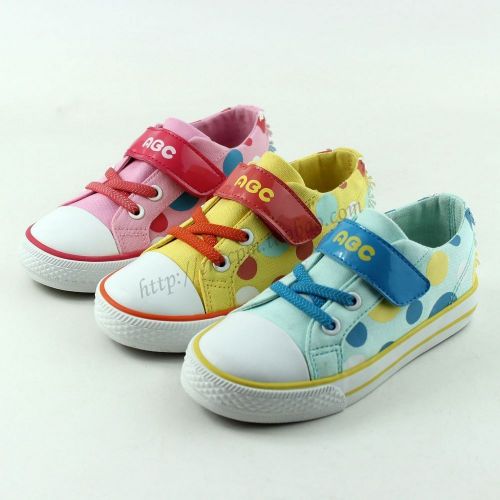 Baskets enfants en toile pour printemps - semelle caoutchouc Ref 1015861