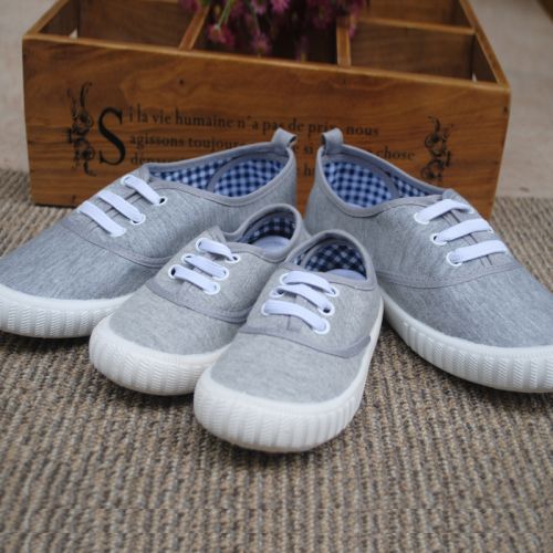 Baskets enfants en toile EDUBA pour printemps - semelle caoutchouc Ref 1016093