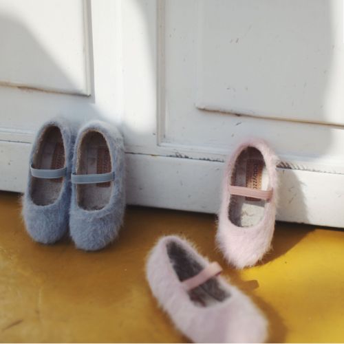 Baskets enfants en tissu pour hiver - semelle caoutchouc Ref 1016130