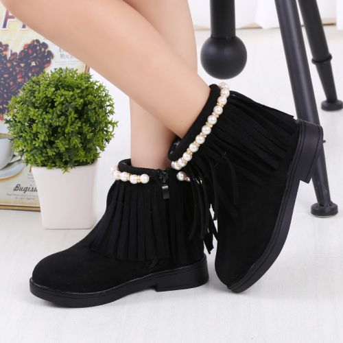 Baskets enfants en cuir synthétique creux pour Toute saison - semelle caoutchouc antidérapant Ref 1016138