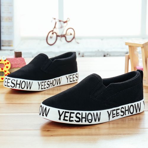 Baskets enfants en toile YEESHOW pour printemps - semelle caoutchouc Ref 1016356