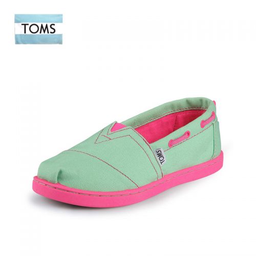 Baskets enfants en toile TOMS pour printemps - semelle caoutchouc Ref 1016412