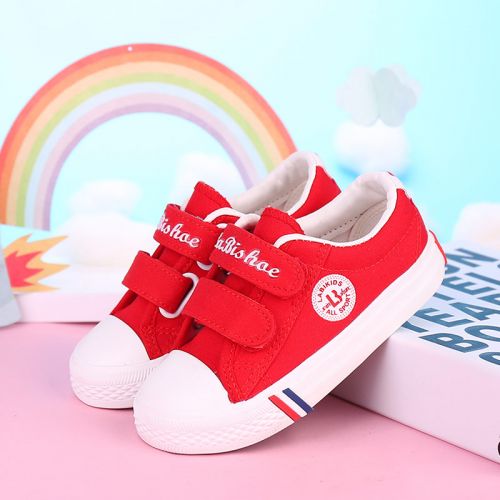 Baskets enfants en toile pour printemps - semelle caoutchouc Ref 1016490