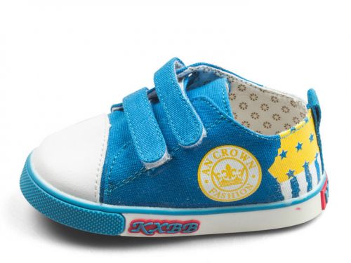 Baskets enfants en toile pour printemps - semelle fond composite Ref 1016702
