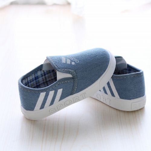 Baskets enfants en toile pour printemps - semelle plastique Ref 1017556