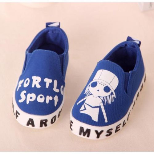 Baskets enfants en toile DAKY pour printemps - semelle EVA Ref 1017917