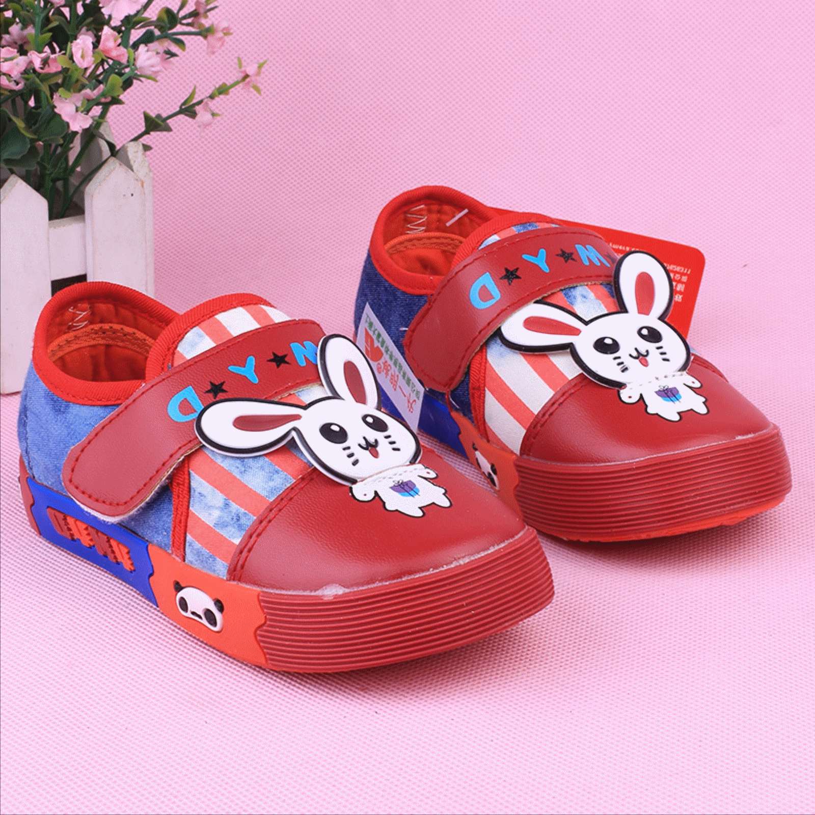 Baskets enfants en toile SENGYE pour printemps - semelle caoutchouc Ref 1018174