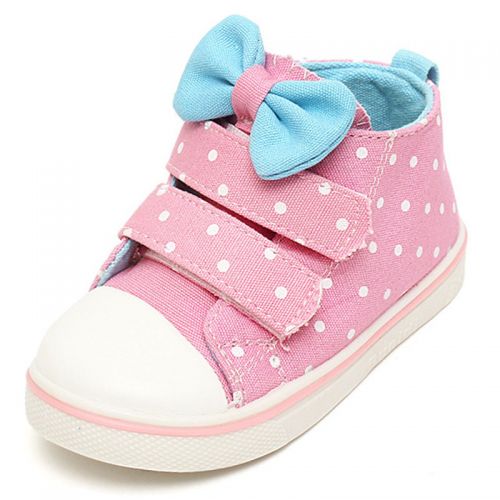 Baskets enfants en tissu pour printemps - semelle plastique Ref 1019294