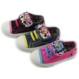 Baskets enfants en toile pour printemps - semelle caoutchouc Ref 1019827