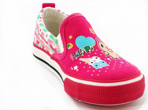 Baskets enfants en toile pour Toute saison - semelle caoutchouc Ref 1020214