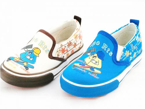 Baskets enfants en toile pour Toute saison - semelle caoutchouc Ref 1020251